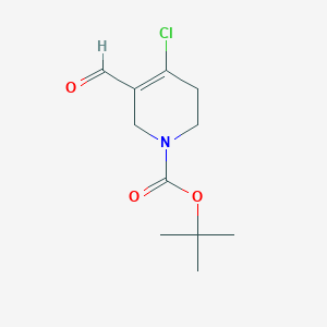 tert-Butyl 4-Chloro-5-formyl-3,6-dihydropyridine-1(2H)-carboxylate图片