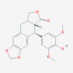 5-(4-Hydroxy-3,5-dimethoxyphenyl)-5,8,8a,9-tetrahydrofuro[3',4':6,7]naphtho[2,3-d][1,3]dioxol-6(5aH)-one图片