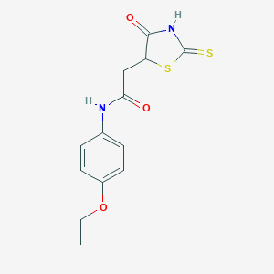 N-(4-Ethoxyphenyl)-2-(2-mercapto-4-oxo-4,5-dihydro-1,3-thiazol-5-yl)acetamide图片