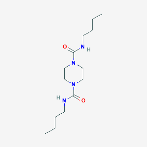 N~1~,N~4~-dibutyltetrahydro-1,4-pyrazinedicarboxamide图片