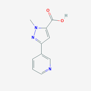 1-methyl-3-(pyridin-3-yl)-1H-pyrazole-5-carboxylic acid图片
