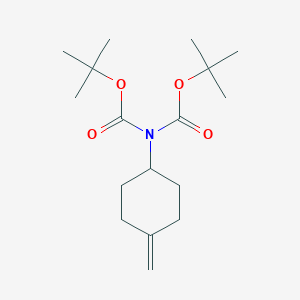 酰亚胺基二碳酸,2-(4-亚甲基环己基)-,1,3-二(1,1-二甲基乙基)酯图片
