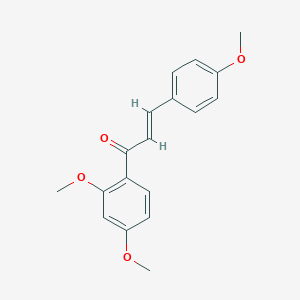(E)-1-(2,4-dimethoxyphenyl)-3-(4-methoxyphenyl)prop-2-en-1-one图片