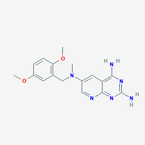 N6-(2,5-Dimethoxy-Benzyl)-N6-Methyl-Pyrido[2,3-D]Pyrimidine-2,4,6-Triamine图片