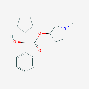 (R)-(R)-1-甲基吡咯烷-3-基2-环戊基-2-羟基-2-苯基醋酸盐图片