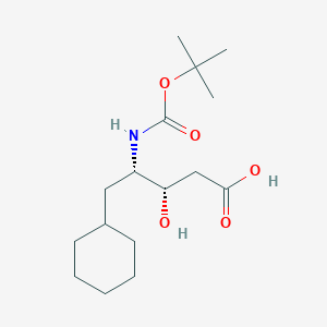 (3S,4S)-4-((叔-丁氧羰基)氨基)-5-环己基-3-羟基戊酸图片