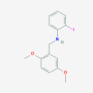 N-[(2,5-Dimethoxyphenyl)methyl]-2-iodoaniline图片