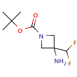 tert-butyl3-amino-3-(difluoromethyl)azetidine-1-carboxylate图片