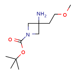 tert-butyl3-amino-3-(2-methoxyethyl)azetidine-1-carboxylate图片