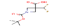 1-[(tert-butoxy)carbonyl]-3-(difluoromethyl)azetidine-3-carboxylicacid图片