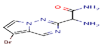 2-amino-2-{5-bromopyrrolo[2,1-f][1,2,4]triazin-2-yl}acetamide图片