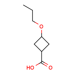 3-propoxycyclobutane-1-carboxylicacid图片
