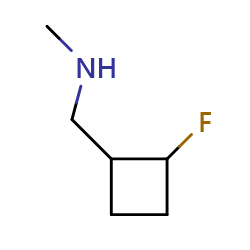 [(2-fluorocyclobutyl)methyl](methyl)amine图片