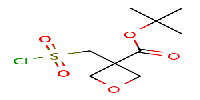 tert-butyl3-[(chlorosulfonyl)methyl]oxetane-3-carboxylate图片