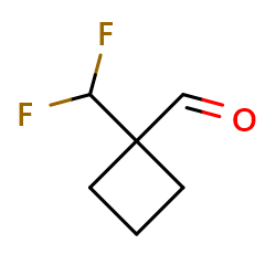1-(difluoromethyl)cyclobutane-1-carbaldehyde图片