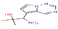 1-amino-2-methyl-1-{pyrrolo[2,1-f][1,2,4]triazin-5-yl}propan-2-ol图片