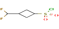 3-(difluoromethyl)cyclobutane-1-sulfonylchloride图片