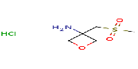 3-(methylsulfonylmethyl)oxetan-3-aminehydrochloride图片