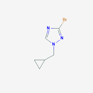 3-bromo-1-(cyclopropylmethyl)-1H-1,2,4-triazole图片