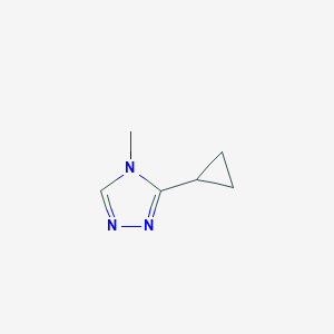 3-Cyclopropyl-4-methyl-4H-1,2,4-triazole图片