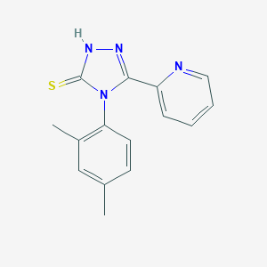 4-(2,4-Dimethylphenyl)-5-(pyridin-2-yl)-4H-1,2,4-triazole-3-thiol图片