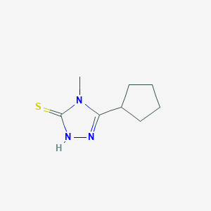 5-Cyclopentyl-4-methyl-4H-1,2,4-triazole-3-thiol图片