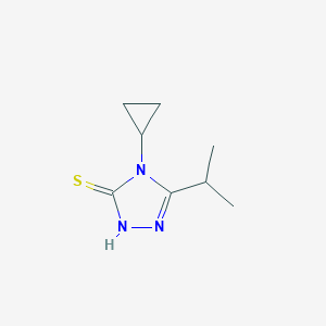 4-cyclopropyl-5-(propan-2-yl)-4H-1,2,4-triazole-3-thiol图片