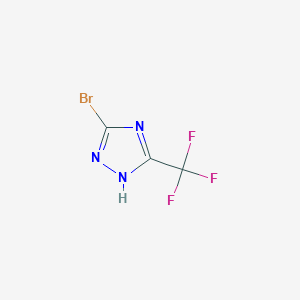 3-Bromo-5-(trifluoromethyl)-1H-1,2,4-triazole图片