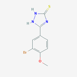 5-(3-Bromo-4-methoxyphenyl)-4H-1,2,4-triazole-3-thiol图片