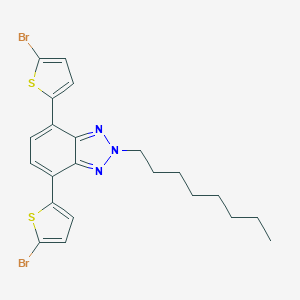 4,7-Bis(5-bromothiophen-2-yl)-2-octylbenzotriazole图片