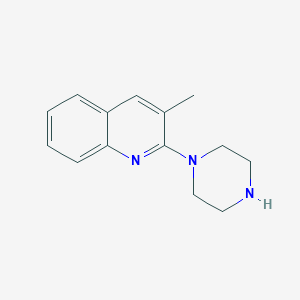 3-Methyl-2-piperazin-1-ylquinoline图片