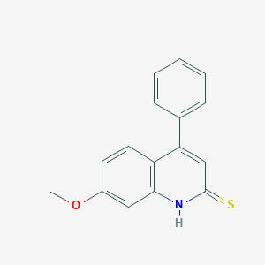 7-Methoxy-4-phenylquinoline-2-thiol图片