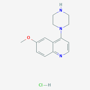 6-Methoxy-4-(piperazin-1-yl)quinoline Hydrochloride图片