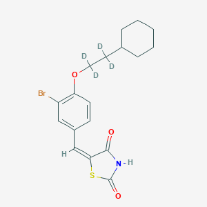 5-[[3-Bromo-4-(2-cyclohexylethoxy)phenyl]methylene]-2,4-thiazolidinedione-d4图片