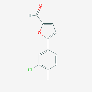 5-(3-Chloro-4-methyl-phenyl)-furan-2-carbaldehyde图片