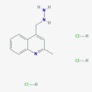 4-(Hydrazinylmethyl)-2-methylquinoline Trihydrochloride图片
