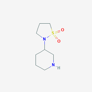 2-(Piperidin-3-yl)isothiazolidine 1,1-Dioxide图片