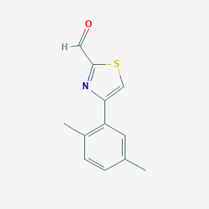 4-(2,5-Dimethylphenyl)-1,3-thiazole-2-carbaldehyde图片