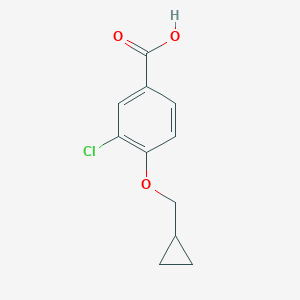 3-氯-4-(环丙基甲氧基)苯甲酸图片