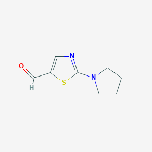 2-pyrrolidin-1-yl-1,3-thiazole-5-carbaldehyde图片