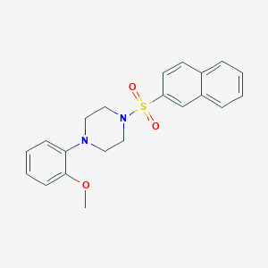1-(2-Methoxyphenyl)-4-(2-naphthylsulfonyl)piperazine图片