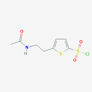 5-(2-acetamidoethyl)thiophene-2-sulfonyl chloride图片