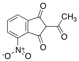 2-Acetyl-4-nitroindane-1,3-dione图片