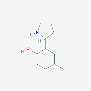 4-methyl-2-(pyrrolidin-2-yl)cyclohexan-1-ol图片