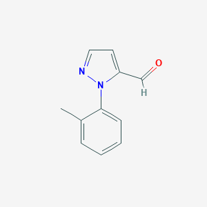 1-(2-Methylphenyl)-1H-pyrazole-5-carbaldehyde图片