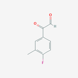 2-(4-fluoro-3-methylphenyl)-2-oxoacetaldehyde图片