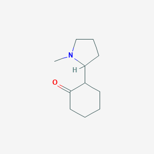 2-(1-Methylpyrrolidin-2-yl)cyclohexan-1-one图片
