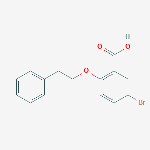 5-Bromo-2-(phenethyloxy)benzoic acid图片