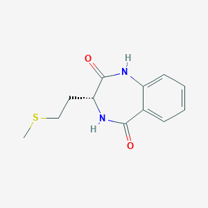 (3R)-3-[2-(Methylthio)ethyl]-3,4-dihydro-1H-1,4-benzodiazepine-2,5-dione图片