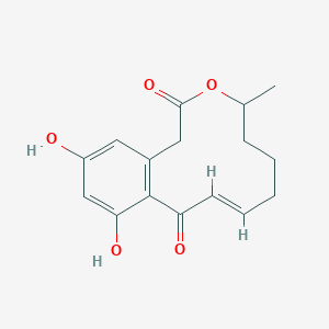 [S-(E)]-4,5,6,7-Tetrahydro-11,13-dihydroxy-4-methyl-2H-3-benzoxacyclododecin-2,10(1H)-dione图片